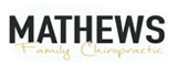 The Mathews Family Chiropractic website scrolling logo